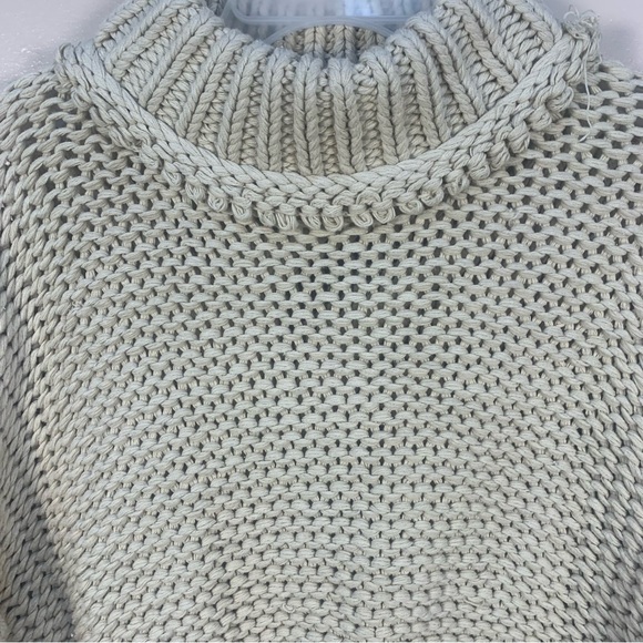 Free People My Only Sunrise Chunky Open Cable Knit Oversized Slouchy Sweater - Picture 12 of 16